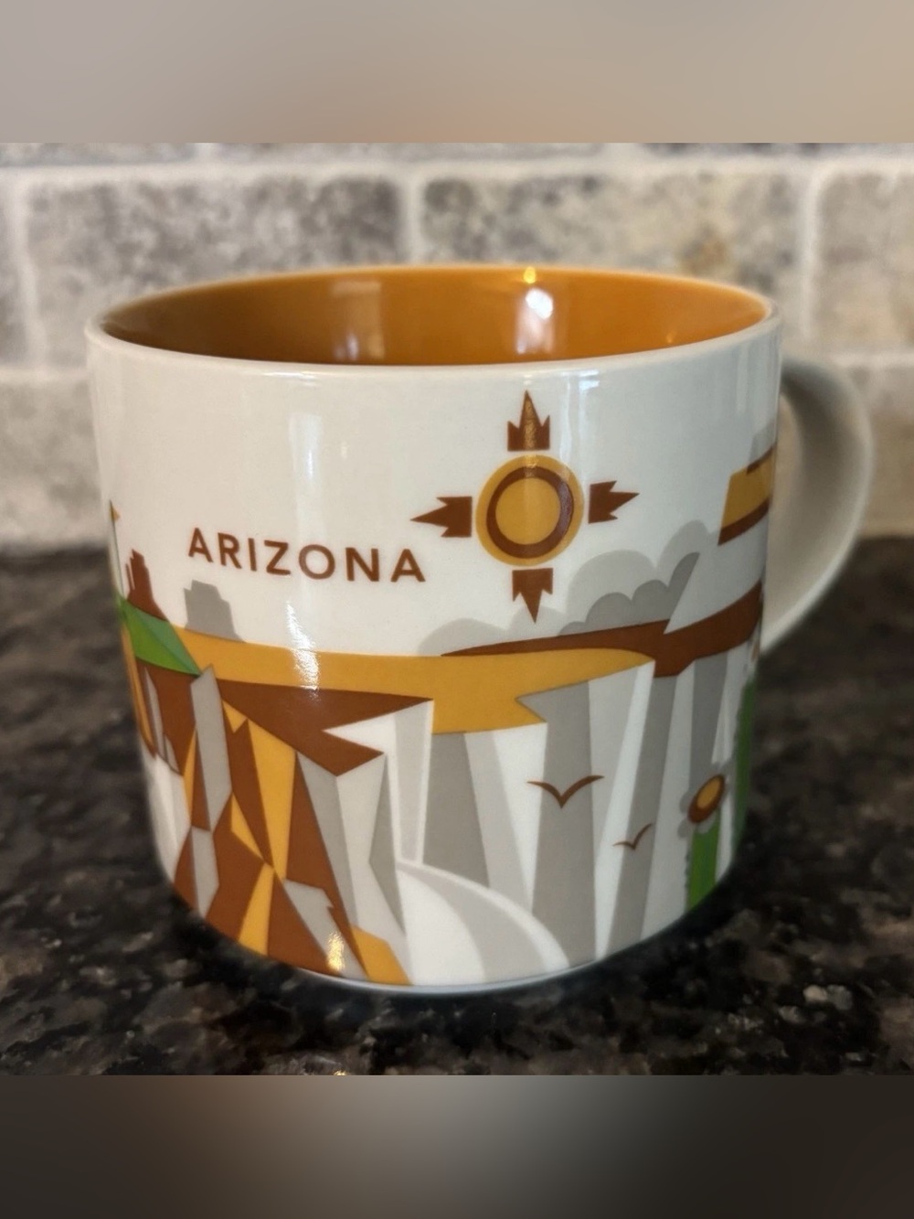 Starbucks Arizona You Are Here 2015 Mug 14oz Southwest Canyon Desert Theme YAH